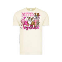 Vintage Arctic Be Mine Valentine Dog Vintage Tee - CowhideDigitalArt