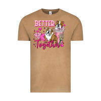 Vintage Camel Be Mine Valentine Dog Vintage Tee - CowhideDigitalArt