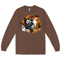 Chestnut panda hallowen Long Sleeve Tee - LillyAllenDesigns