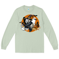 Matcha panda hallowen Long Sleeve Tee - LillyAllenDesigns