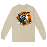 Mushroom panda hallowen Long Sleeve Tee - LillyAllenDesigns