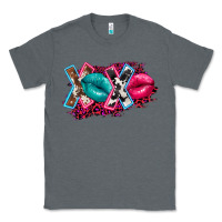 Charcoal Heather Western xoxo Classic Tee - FaDigitalArtStudio