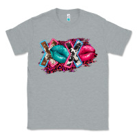 Heather Grey Western xoxo Classic Tee - FaDigitalArtStudio