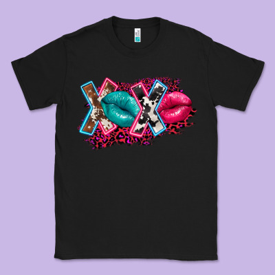 Western Xoxo Classic Tee Designed By Fadigitalartstudio