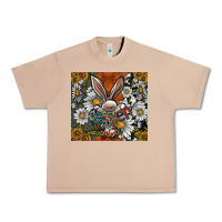 Burro bunny Easter Urban Heavy Tee - CowhideDigitalArt