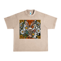 French Oak bunny Easter Urban Heavy Tee - CowhideDigitalArt