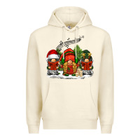 Sandshell Christmas choir gnomes Premium Hoodie - BarkalooDesign