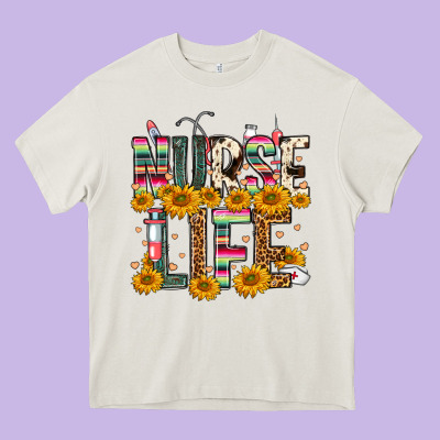 Western Nurse Life Heavy Core Tee Designed By Fadigitalartstudio