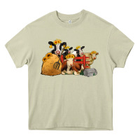 Mossy Cows With Sunflower Headbands Heavy Core Tee - Jasminsmagicworld