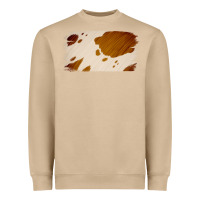 Mushroom Cowhide Lightbrown Heavyweight Sweatshirt - Jasminsmagicworld