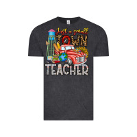 Vintage Black Just a Small Town Teacher Vintage Tee - CowhideDigitalArt