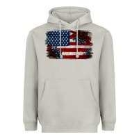 Moon Dust Distressed Sunflower American Flag Heavyweight Hoodie - Jasminsmagicworld