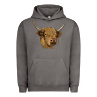 Pigment Tornado highland cow Urban Hoodie - RanaPortraitStore