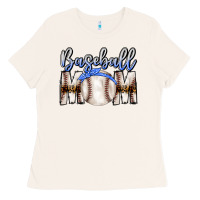 Bone Baseball Mom Ladies Tee - CowhideDigitalArt