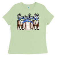 Matcha Baseball Mom Ladies Tee - CowhideDigitalArt