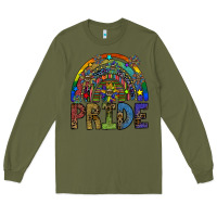 Army Green pride Long Sleeve Tee - SublimationCraftShop