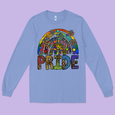 Pride Long Sleeve Tee Designed By Sublimationcraftshop