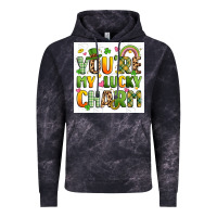 Cloud Black you're my lucky charm artiststas filigran Vintage Hoodie - Artiststas
