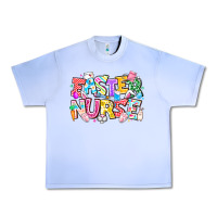 Grape Ice Easter Nurse Urban Heavy Tee - CowhideDigitalArt