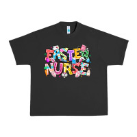 Pigment Black Easter Nurse Urban Heavy Tee - CowhideDigitalArt