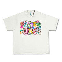 Pistachio Easter Nurse Urban Heavy Tee - CowhideDigitalArt