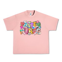 Salmon Easter Nurse Urban Heavy Tee - CowhideDigitalArt
