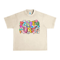 Sandshell Easter Nurse Urban Heavy Tee - CowhideDigitalArt