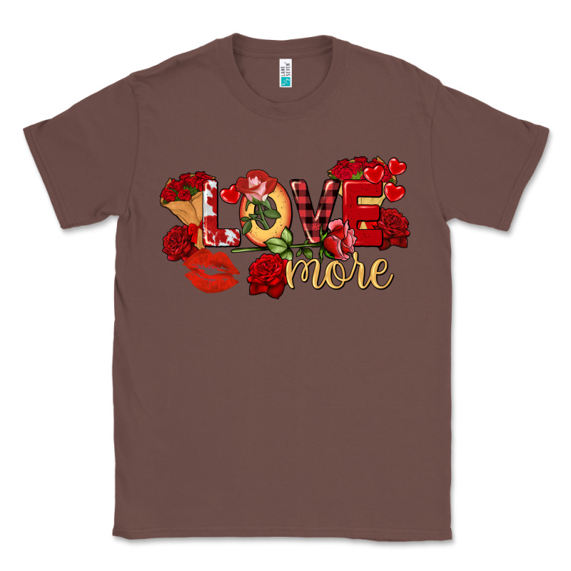 Love More Valentine's Day Classic Tee by FaDigitalArtStudio | Teevron