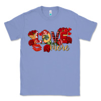 Colony Blue Love more Valentine's Day Classic Tee - FaDigitalArtStudio