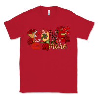 Red Love more Valentine's Day Classic Tee - FaDigitalArtStudio