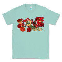 Seafoam Love more Valentine's Day Classic Tee - FaDigitalArtStudio