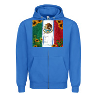True Royal cactus sunflower mexican flag z Zipper Hoodie - Jasminsmagicworld