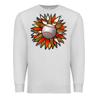 Dove Grey Baseball Sunflower Premium Sweatshirt - Jasminsmagicworld