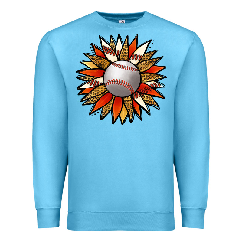 Baseball Sunflower Premium Sweatshirt by Jasminsmagicworld | Teevron