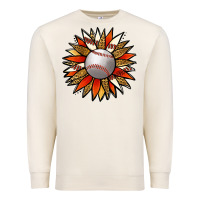 Sandshell Baseball Sunflower Premium Sweatshirt - Jasminsmagicworld