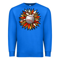 True Royal Baseball Sunflower Premium Sweatshirt - Jasminsmagicworld