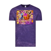 Cloud Purple 1st Halloween Vintage Tee - CowhideDigitalArt