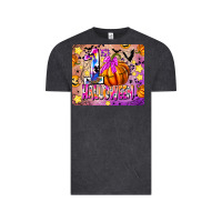 Vintage Black 1st Halloween Vintage Tee - CowhideDigitalArt