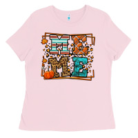 Bubblegum Pink Fall Autumn Leopard Meme Ladies Tee - LillyAllenDesigns