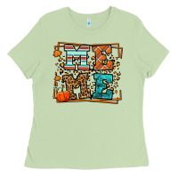 Matcha Fall Autumn Leopard Meme Ladies Tee - LillyAllenDesigns