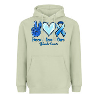 Matcha Peace Love Cure Stomach Cancer Heavyweight Hoodie - Jasminsmagicworld