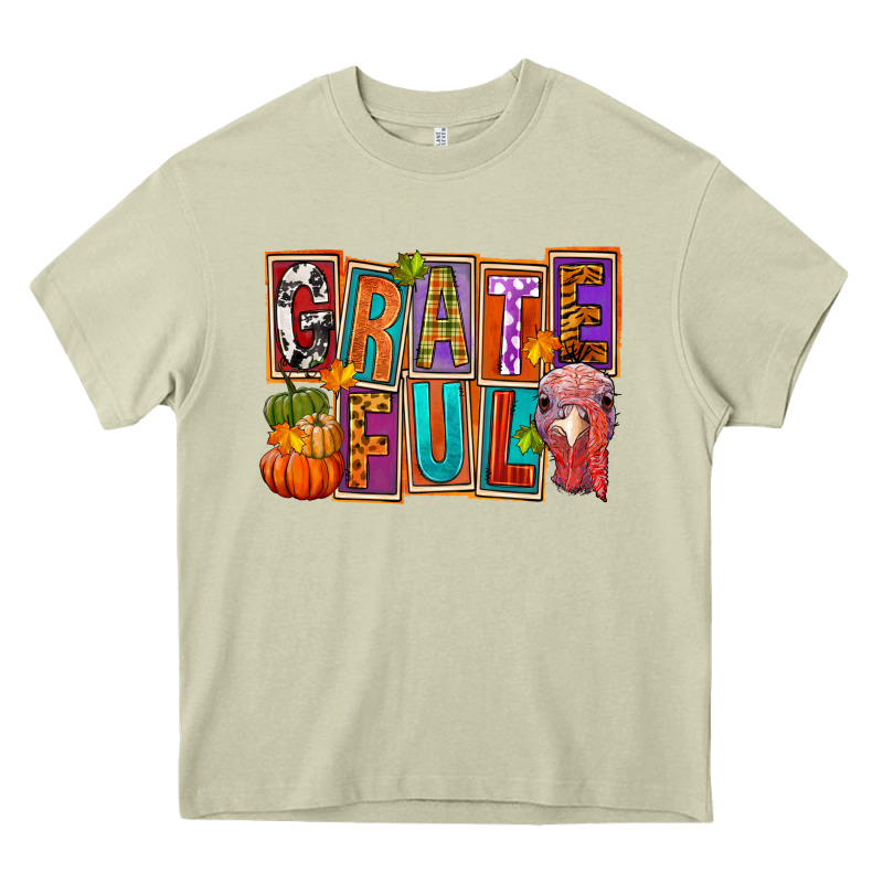 Grateful Thanksgiving Heavy Core Tee by FaDigitalArtStudio | Teevron