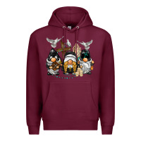Burgundy pastor nun religious gnome Premium Hoodie - BarkalooDesign