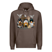 Coffee pastor nun religious gnome Premium Hoodie - BarkalooDesign