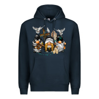 Navy pastor nun religious gnome Premium Hoodie - BarkalooDesign