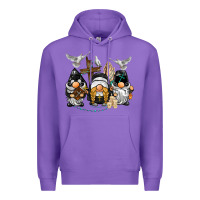 Purple pastor nun religious gnome Premium Hoodie - BarkalooDesign