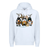 White pastor nun religious gnome Premium Hoodie - BarkalooDesign