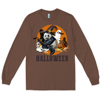 Chestnut hallowen panda Long Sleeve Tee - LillyAllenDesigns