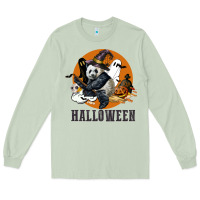 Matcha hallowen panda Long Sleeve Tee - LillyAllenDesigns