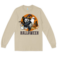 Mushroom hallowen panda Long Sleeve Tee - LillyAllenDesigns